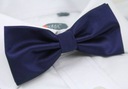 Мужской галстук-бабочка с нагрудным платком Alties - темно-синий