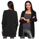 ДЛИННЫЙ ЖЕНСКИЙ КАРДИГАН ДЖЕМПЕР ЖЕНСКИЙ MORAJ ЧЕРНЫЙ R.M