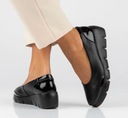 Женские кожаные туфли черные FILIPPO DP6162 Спортивные весенние туфли без шнуровки 36