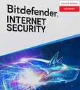 Bitdefender Internet Security 3 ПК / учетная запись на 2 ГОДА ОУР 2024 ПЛ