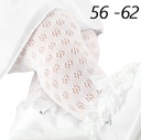 Białe - ażurowe rajstopki niemowlęce DO CHRZTU 56 - 62 Marka Inna marka