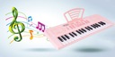 ORGAN PIANO ELEKTRONICKÝ MIKROFÓN 37 KLÁVESY DEMO KEYBOARD PRE DETI Kód výrobcu 110326