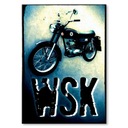 BLACHA METAL PREZENT DLA MOTOCYKLISTY MOTOR POSTER