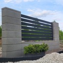 Блок заборный 50х20х20 ПРО+ серый