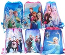 WOREK do szkoły FROZEN na obuwie buty kapcie wf ELZA plecak KRAINA LODU