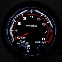 3,75 ДЮЙМА ТАХОМЕТР АВТО DO POJAZDOW БЕНЗИНОВИХ 12 V 8000 OBR./MI  фото 13