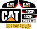 CAT 432F2 432 ЛАМИНИРОВАННЫЕ НАКЛЕЙКИ CATERPILLAR