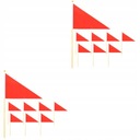 Маркировочные флажки Маленькие флажки Мини-велосипеды Красочные