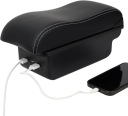 ARMREST PEUGEOT 208 2012-2018 GLOVE COMPARTMENT CONSOLE BLACK SKIN  photo 5