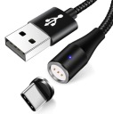 МАГНИТНЫЙ КАБЕЛЬ 2М TYPE-C ЗАРЯДКА USB 5А + ДАННЫЕ