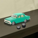 12ШТ МІНІАТЮРНІ ГУМОВІ КОЛЕСА ДЛЯ RC АВТОМОБІЛІВ ТА МОДЕЛІ ВАНТАЖІВОК