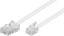 Модульный кабель RJ45 (8P4C) — RJ11/RJ14 (6P4C) 6 м