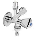ЗАПОРНЫЙ УГЛОВОЙ КЛАПАН ДЛЯ СТИРАЛЬНОЙ МАШИНЫ COMBI BIS CHROME
