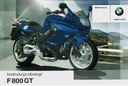 BMW F 800 GT POLSKA INSTRUKCJA OBSŁUGI MOTOCYKLA