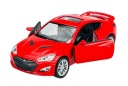 WELLY HYUNDAI GENESIS II COUPE RED 1:34 НОВАЯ МЕТАЛЛИЧЕСКАЯ МОДЕЛЬ