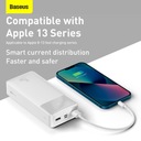 POWERBANK Baseus 30000 мАч 15 Вт белый быстрая зарядка