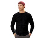ФУТБОЛКА С ДЛИННЫМ РУКАВОМ FRUIT OF THE LOOM Черная, M