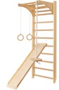 Лестница деревянная выдвижная, 240 см, горка