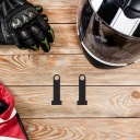 1 PAIRING CZARNEGO ZELAZNEGO PIERSCIENIA DO HELMET VERSATILE BELT MOTORCYCLE BEZPIECZNE FASTENERS  photo 11