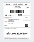 etykieta orlen paczki dostawa do allegro one boxa