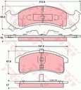 КОЛОДКИ ТОРМОЗНЫЕ BUICK LESABRE PARK AVENUE CADILLA изображение 3