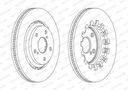 2 PIÈCES DISQUE DE FREIN ARRIÈRE GAUCHE/DRTOITE MITSUBISHI ENDEAVOR GRANDIS 2.0D/2.4/3.8 photo 1 - milautoparts-fr.ukrlive.com