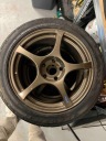 ДИСКИ JDM 8X17 5X114,3 ET32 АЛЮМІНІЄВІ Z ШИНАМИ  (1090356299) фото min 6
