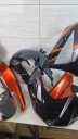 КОМПЛЕКТ ОБТІЧНИК DO SUZUKI GSXR1000 2007-2008 – ПОМАРАНЧЕВИЙ КОЛІР GLOSSY ЧОРНИЙ  (1091703002) фото min 5