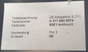БАРДАЧОК БАГАЖНИКА БАГАЖНИК MERCEDES W211 A2118400074  (1093025549) фото min 3
