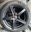 КОЛЕСА ТИТАНОВІ ДИСКИ DO BMW КОЛЕСА RONAL 18 ВІДСТАНЬ БОЛТІВ 5X120 ET 35 ШИНИ 225/45R18  (1093595039) фото min 2
