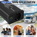 ПЕРЕТВОРЮВАЧ АВТОМОБІЛЬНА HOENJUNO 300W 230V/USB/USB-C  (1083578233) фото min 7