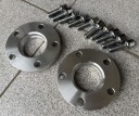 ВІДСТАНІ DO КОЛІС ДИСКІВ 5X112 66,6 15MM SWS VW SKODA AUDI MERCEDES + БОЛТИ  (1090855844) фото min 5