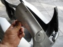 HONDA VTR1000 ЧАША ЧЕРЕП БІК ОБТІЧНИК VTR 1000  (1092943385) фото min 4