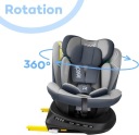 КРІСЛО ДИТЯЧІ I-SIZE ПОВОРОТНЕ O 360 ГРАДУСІВ Z ISOFIX 40-150 CM  (1092933939) фото min 13