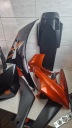 КОМПЛЕКТ ОБТІЧНИК DO SUZUKI GSXR1000 2007-2008 – ПОМАРАНЧЕВИЙ КОЛІР GLOSSY ЧОРНИЙ  (1091703002) фото min 3