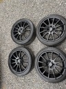 КОЛЕСА ЛІТО 17 ДЮЙМИ 215/45R17 ТИТАНОВІ ДИСКИ 4X108 ET20 7,5J DOT 2022 ALUETT  (1090633552) фото min 1