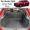 КОМПЛЕКТ 5SZTUK МАТ DO БАГАЖНИКА KOMPATYBILNA MAZDA CX30 2019-2024  (1088910926) фото min 2
