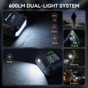 JUMP СТАРТЕР 4W1 POPDEER 6000A PD-JA66 НАСОС 160PSI POWERBANK USB C LED (СВІТЛОДІОД)  (1089939189) фото min 6