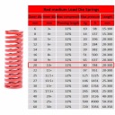 ПРУЖИНА ЩЕПЛЕННЯ AMORTYZUJACA RED 100X20X2MM 784N (80KG) 32%P  (1081753285) фото min 8