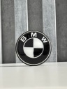 BMW JUDAMIEJI ОБЕРТАЛЬНЕ КОВПАЧКИ DO ДИСКІВ 68MM 3D КОМПЛЕКТ 4 ШТУКИ CZARNO/BIALE  (1087012491) фото min 2