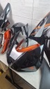 КОМПЛЕКТ ОБТІЧНИК DO SUZUKI GSXR1000 2007-2008 – ПОМАРАНЧЕВИЙ КОЛІР GLOSSY ЧОРНИЙ  (1091703002) фото min 4