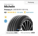 Michelin Primacy 4 235/50 R19 103 V XL (1090694178) фото min 1