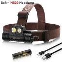 ЛІХТАРИК ЛОБОВЕ SOFIRN HS20 2700LM USB-C + АКУМУЛЯТОР  (1089147699) фото min 1