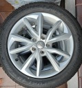 КОЛЕСА ЗИМОВІ AUDI 8J TT TTR2015-2018 7X17 ET47 DUNLOP 4D 225/50/17 ORYGINALY  (1087930819) фото min 9