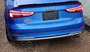 DIFUSOR SPOILER TRASERO DE PARAGOLPES AUDI S3 8V BERLINA 