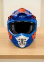 НОВИЙ ШОЛОМ UFO PLAST INTREPID L/XL 57-59 CM MX CROSS ENDURO BLUE/ORANGE  (1090302134) фото min 2