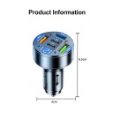 CHARGER AUTOMOTIVE 5XUSB QC3.0 PD 12–24V Z DISPLAY  photo 8