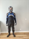 КОМБИНЕЗОН MOTOCYKLOWY, KASK, BUTY, REKAWICE  фото 1