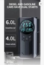 JUMP СТАРТЕР СТАРТЕР НАСОС DO 150PSI POWERBANK 8000MAH ЛІХТАРИК I SOS  (1084890508) фото min 4