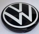 ОРИГІНАЛ КОВПАЧОК КОВПАК КОВПАЧОК ЗАГЛУШКА VW A58 10A601171 60MM CZARNO-BIALE  (1091387608) фото min 5